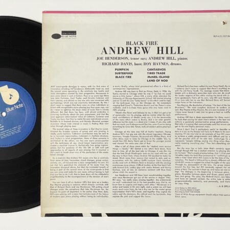 Andrew Hill, Black Fire (Blue Note 84151) “White b” United Artists