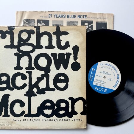 Jackie McLean, Right Now (Blue Note 4215) Original Mono Pressing