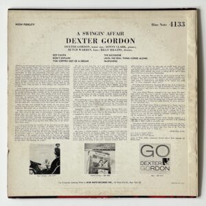 Dexter Gordon, <em>A Swingin' Affair</em> (Blue Note 4133) Original Mono Pressing - Image 3