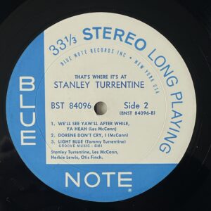 Stanley Turrentine, <em>That's Where It's At</em> (Blue Note 84096) Original Stereo Pressing - Image 5