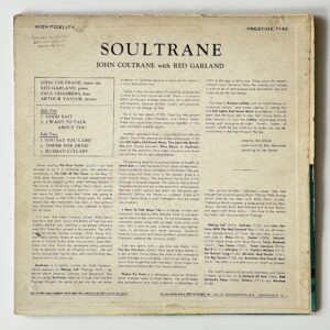 John Coltrane, <em>Soultrane</em> (Prestige 7142) Original Pressing - Image 3