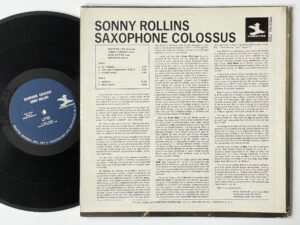 Sonny Rollins, <em>Saxophone Colossus</em> (Prestige 7326) Blue Trident Mono RVG Reissue - Image 2