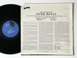 Jackie McLean, <em>One Step Beyond</em> (Blue Note 84137) "Black b" RVG United Artists Pressing - Image 2