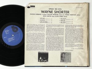 Wayne Shorter, <em>Speak No Evil</em> (Blue Note 84194) "Black b" RVG United Artists Pressing - Image 2