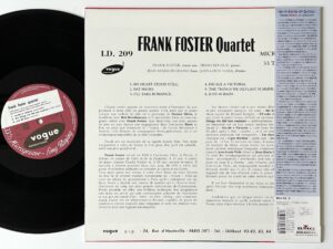<em>Frank Foster Quartet</em> (Vogue 209) Japanese Reissue (12") - Image 2