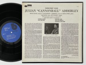 Cannonball Adderley, <em>Somethin' Else</em> (Blue Note 81595) United Artists RVG Stereo Pressing - Image 2