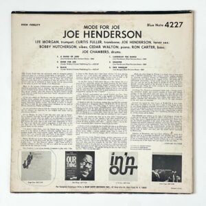Joe Henderson, <em>Mode for Joe</em> (Blue Note 4227) Original Mono Pressing - Image 3